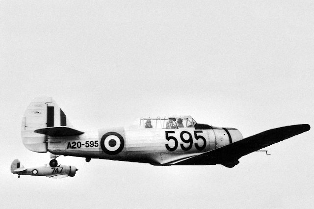 Wirraway A20-595 and A20-747