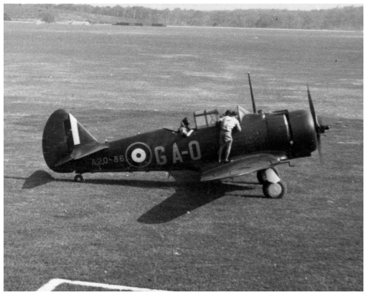 Wirraway A20-86                                GA-O 21 Sqn RAAF Malaya via the GRB                                Collection
