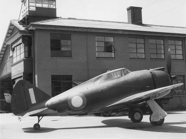 Republic P-43A-1 Lancer A56-6.1 A.P.U., Laverton, Sept., 1942.  via Mike Mirkovic.